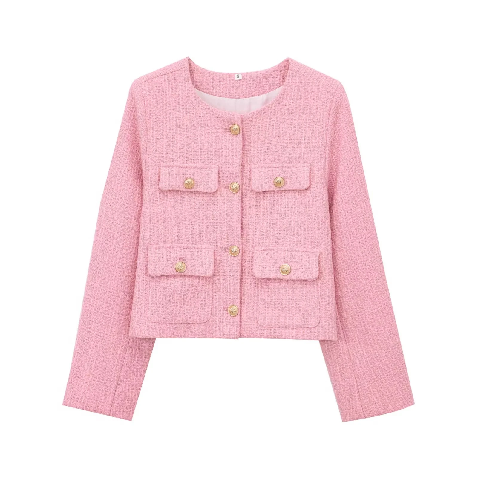 ファッショナブルな質感の肩パッド、丸型、長く、小さめ、黒、ドクタースレ、ジェット、春の新作、ポリエステル繊維