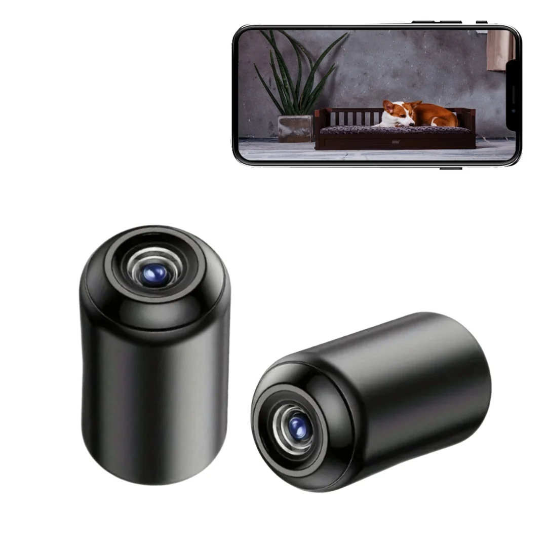 Wireless Mini HD Security Camera with Night Vision, Motion Detection, Remote Viewing - Easy Installation and Application Control