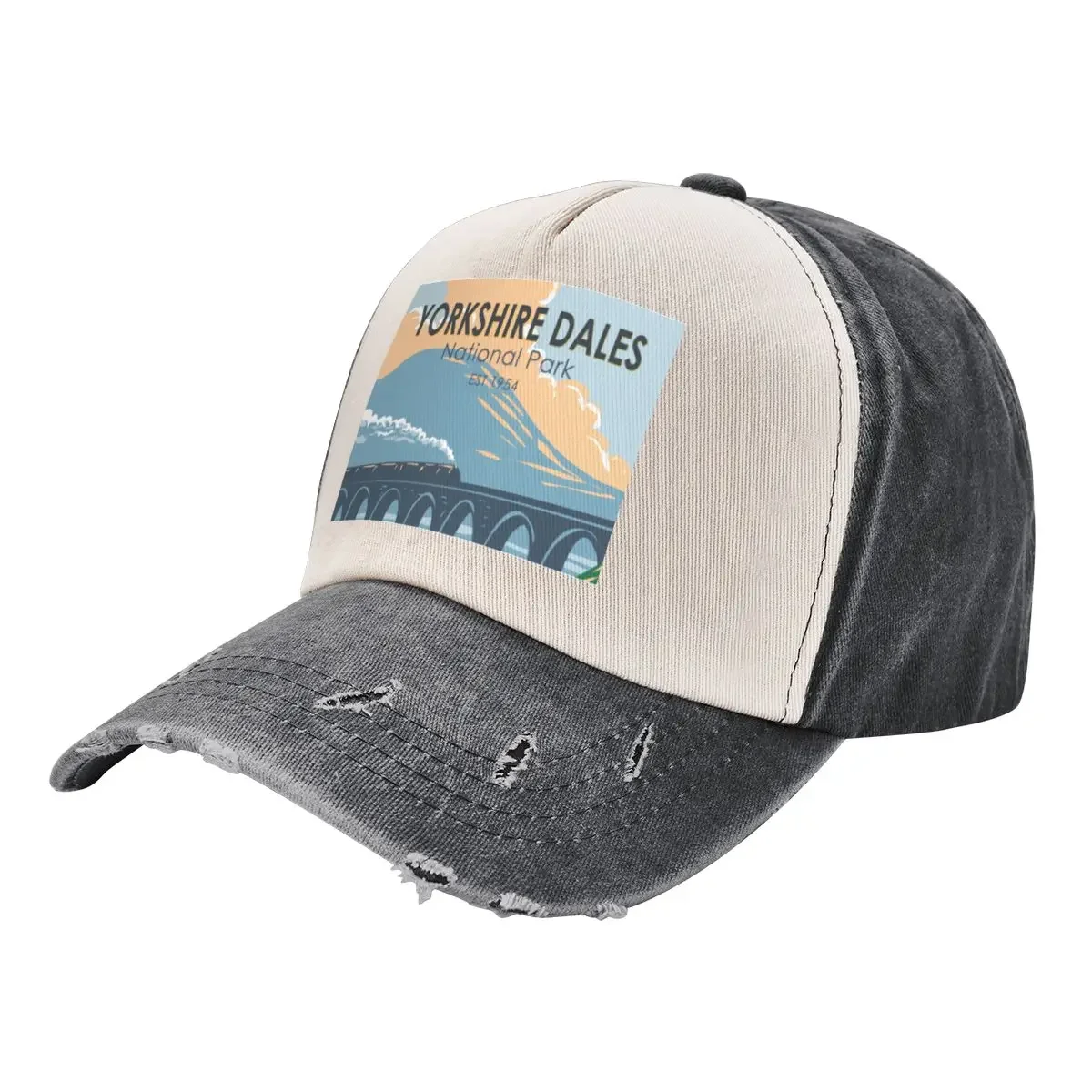 

Yorkshire Dales National Park England Vintage Baseball Cap Hat Beach derby hat Beach Outing Men Hats Women's