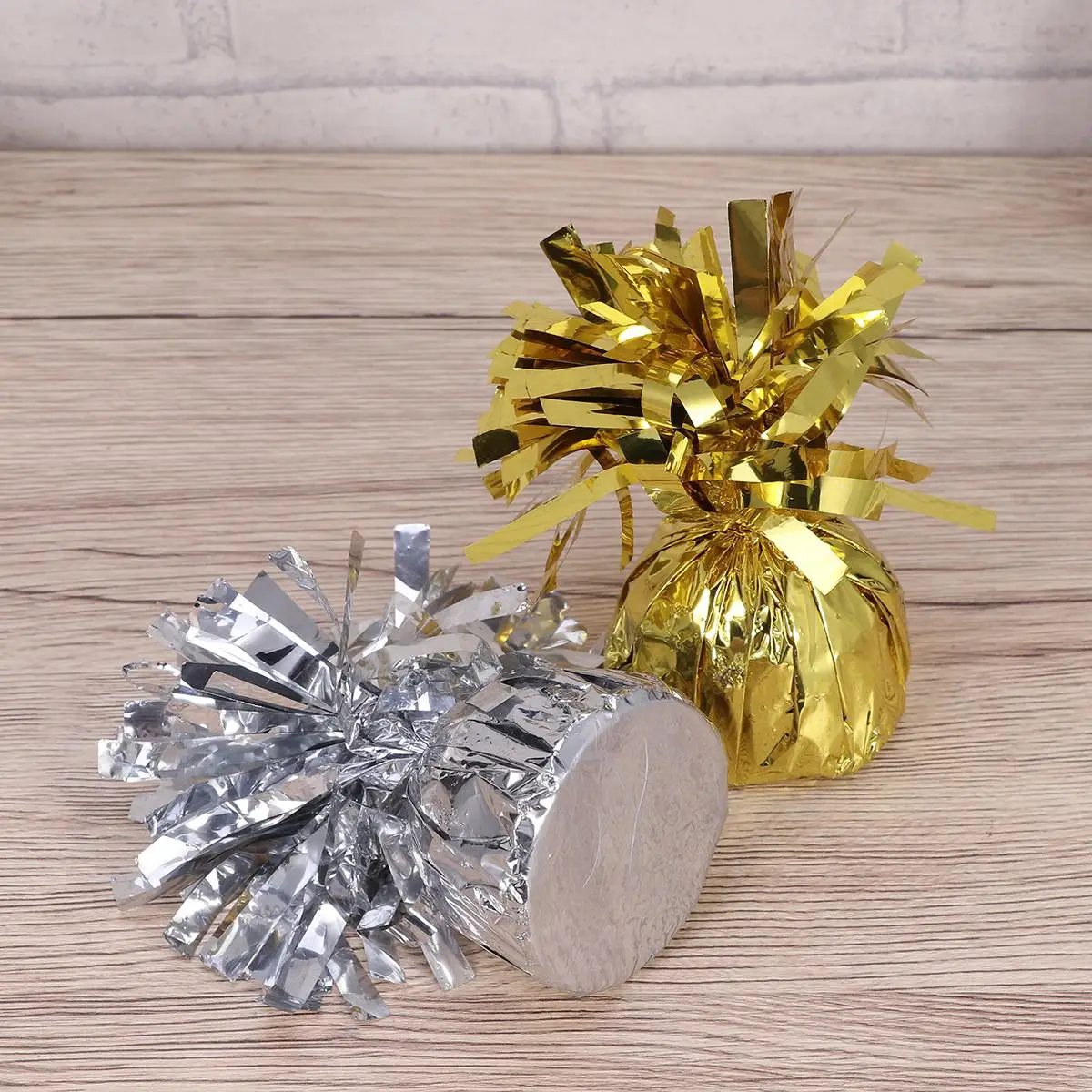 

12 Pcs Balloon Weight Blocks Party Accessories Pendants Holder Anchor Metallic Finish Balloon Stabilizer nament For Birthday