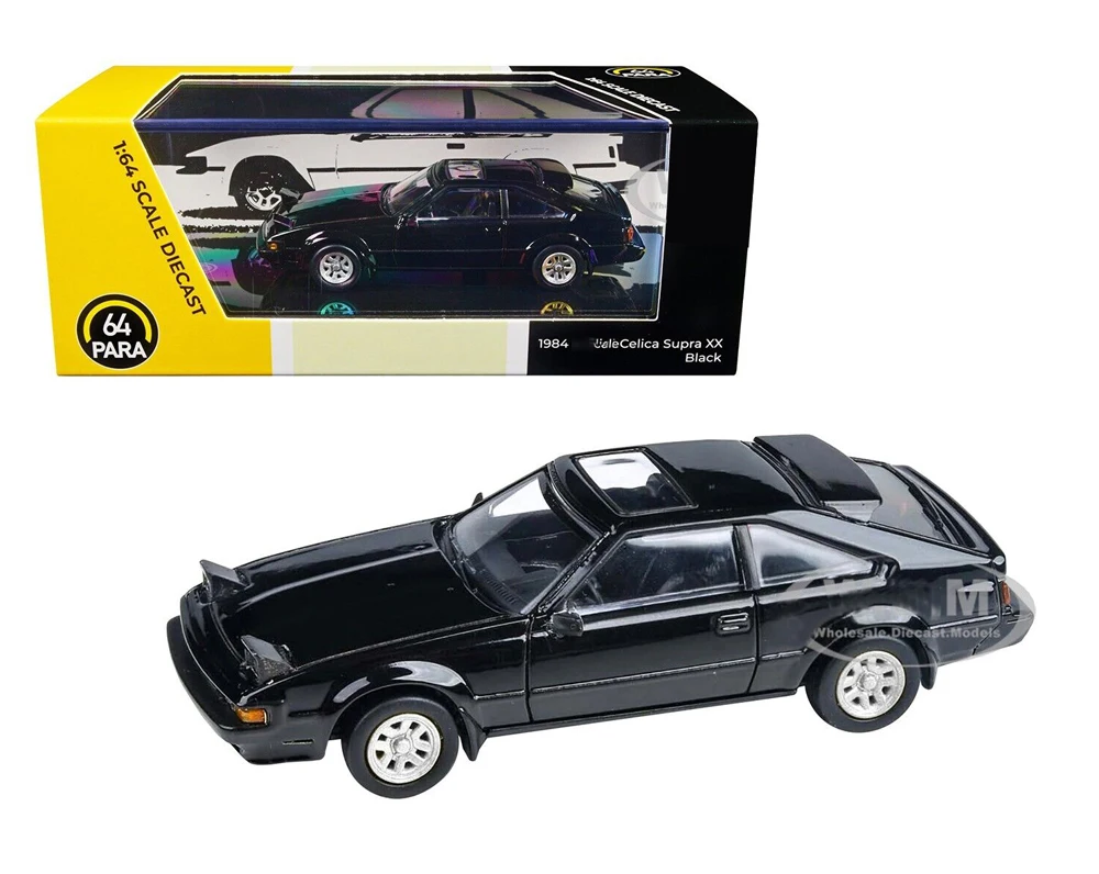 NEW 1/64 Scale Celica Supra XX 1984 Light Up Diecast Alloy Toy Cars Simulation Model By Para6464 For Collection gift