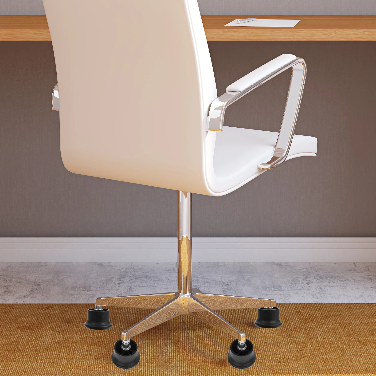 

10Pcs Snap-in Chair Glides Anti-Slip Furniture Casters for Office Desk Chairs Wear-Resistant Fixed Feet Replacement Parts