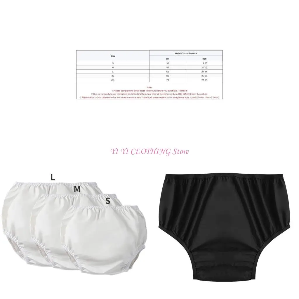 Adult Incontinence Underpants Leakproof Adult Diapers Washable Protective Briefs Elderly Care Briefs for Home Hospital
