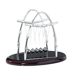 Funny Desktop Ornament Creative Metal Pendulum Ball Newtons Physics Science Craft Educational Steel Balance Ball Toy Gift of Boy