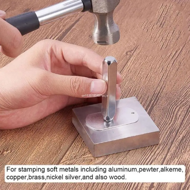 Stamping Press Tool Steel Tags Stamping for Imprinting on Metal Jewelry Leather Dropship