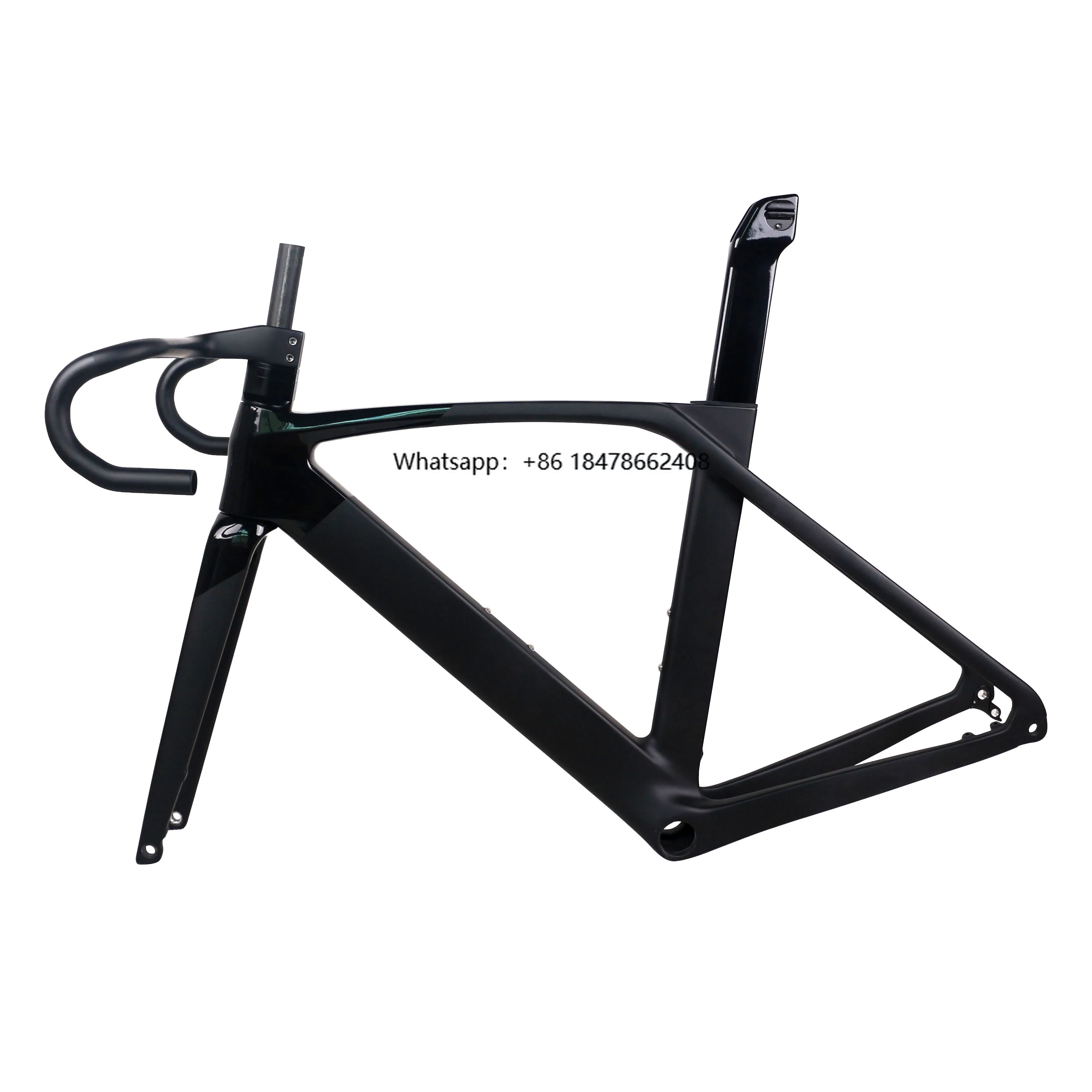 

TT-X34 Black Part Matte Road Frame Part Bright EPS Technology Disc Brake Bike Carbon Frame Bicycle Frameset Road Bicycle Parts