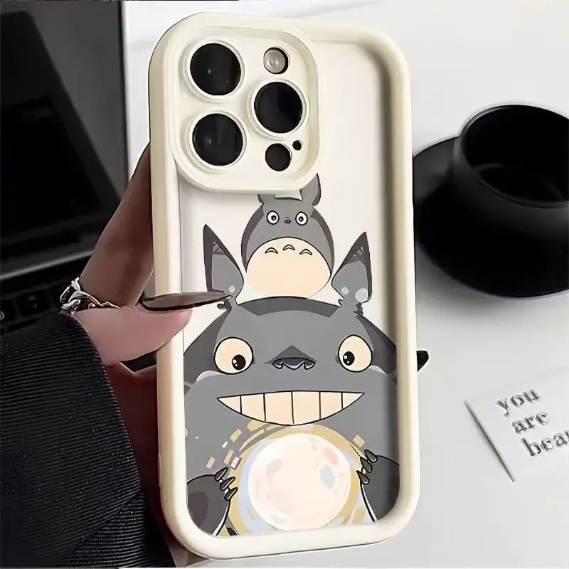 Чехол для телефона Fun Totoro для iPhone 16 pro max, чехол для телефона iPhone 15 14 13 12 11 pro max X XS XR XSmax soft shell Чехол для телефона Fun Totoro для iPhone 16 pro max, чехол для телефона iPhone 15 14 13 12 11 pro max X XS XR XSmax soft shell