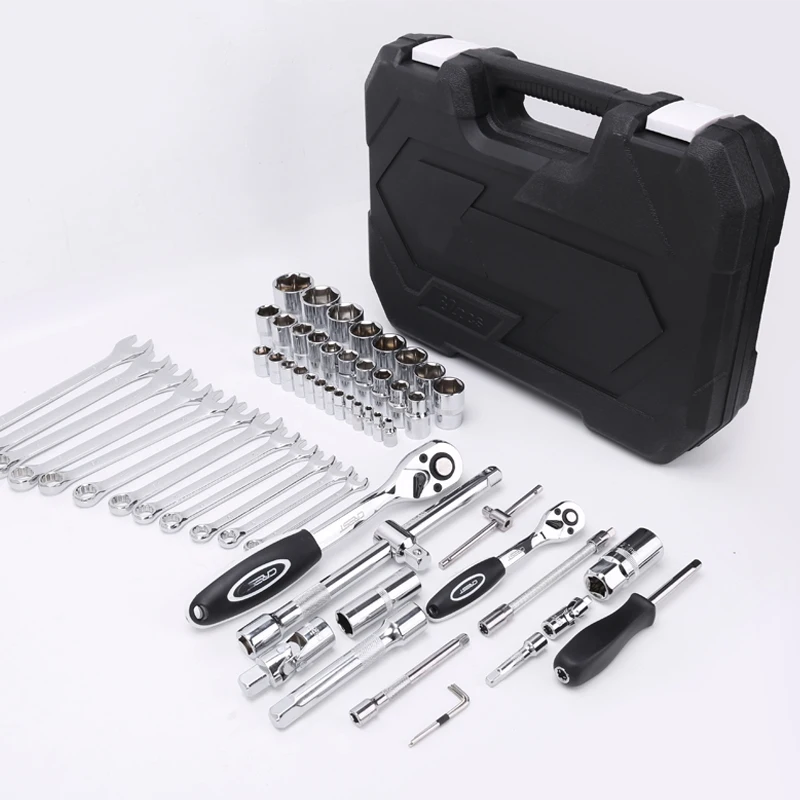 Tool Set Home Instruments Set Of Keys for Multifunction Car Repair DIY Tools Ratchet Socket Set Torque Wrench Combination Bit