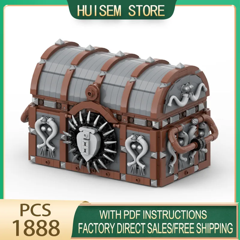Pirate Fortress Model Moc Building Bricks Modular Dead Man's Chest Model Technology Blocks Christmas DIY Toy Construction Gifts