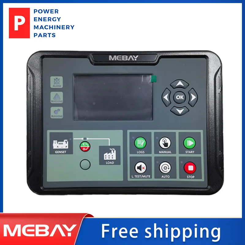 Original Mebay DC90D Diesel Generator Controller Auto start Stop Genset Control Module Genset Part