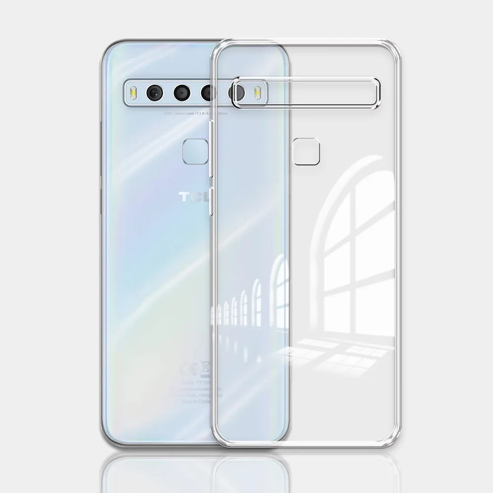 For TCL 10L Case T770H T770B  Fundas Clear Silicone Soft Phone Case For TCL 10 Lite Shockproof Cover on TCL10Lite /TCL10L Coque