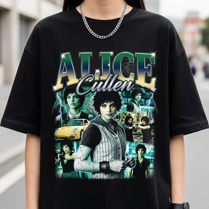 Alice Cullen Shirt - Vampire Movie Tee, Alice and Jasper, Ashley Greene, Cullen Family, Forks Washington, Tee Shirt T-shirt
