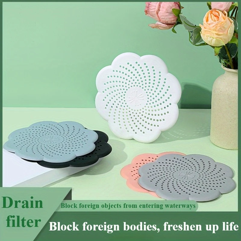 Floor Drain Cover Anti Clogging Sink Filter Anti Hair Drain Filter Screen Drain Protector Covers Sink Strainer Protector
