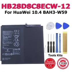 XDOU HB28D8C8ECW-12 HB26D8C8ECW-12 Battery For Huawei MatePad 11 10.4 BAH3-W59 W09 AL00 DBY--AL00 Batteries +Tools