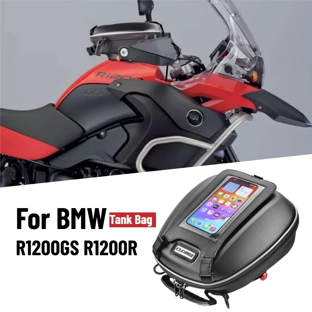 

Tank Bag For BMW R1200GS R1200R R 1200 GS Adventure Motorcycle Navigation Top Case Fuel Bags Waterproof Adapter Quick Lock