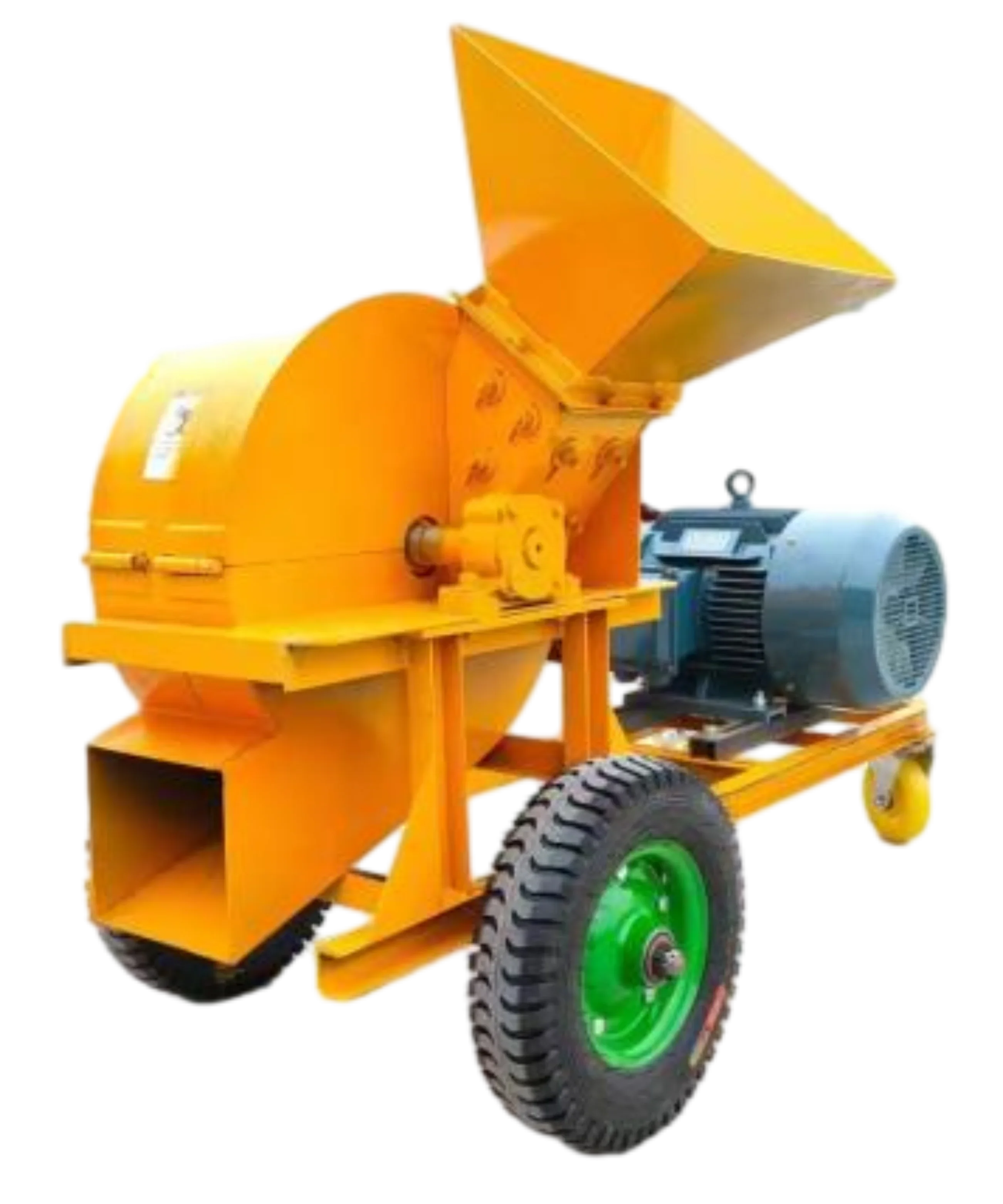 

mobile wood crusher shredder portable garden branch crusher wood chipper machine