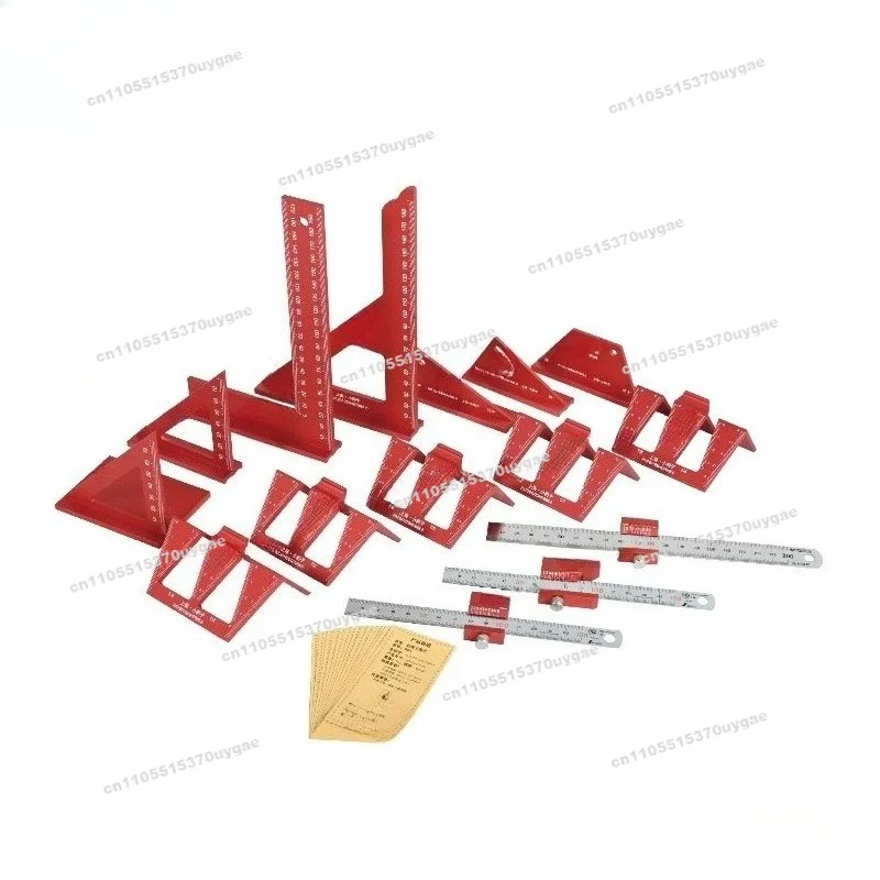 Measuring tool series over-line triangle ruler, right-angle triangle ruler dovetail gauge ruler limiter