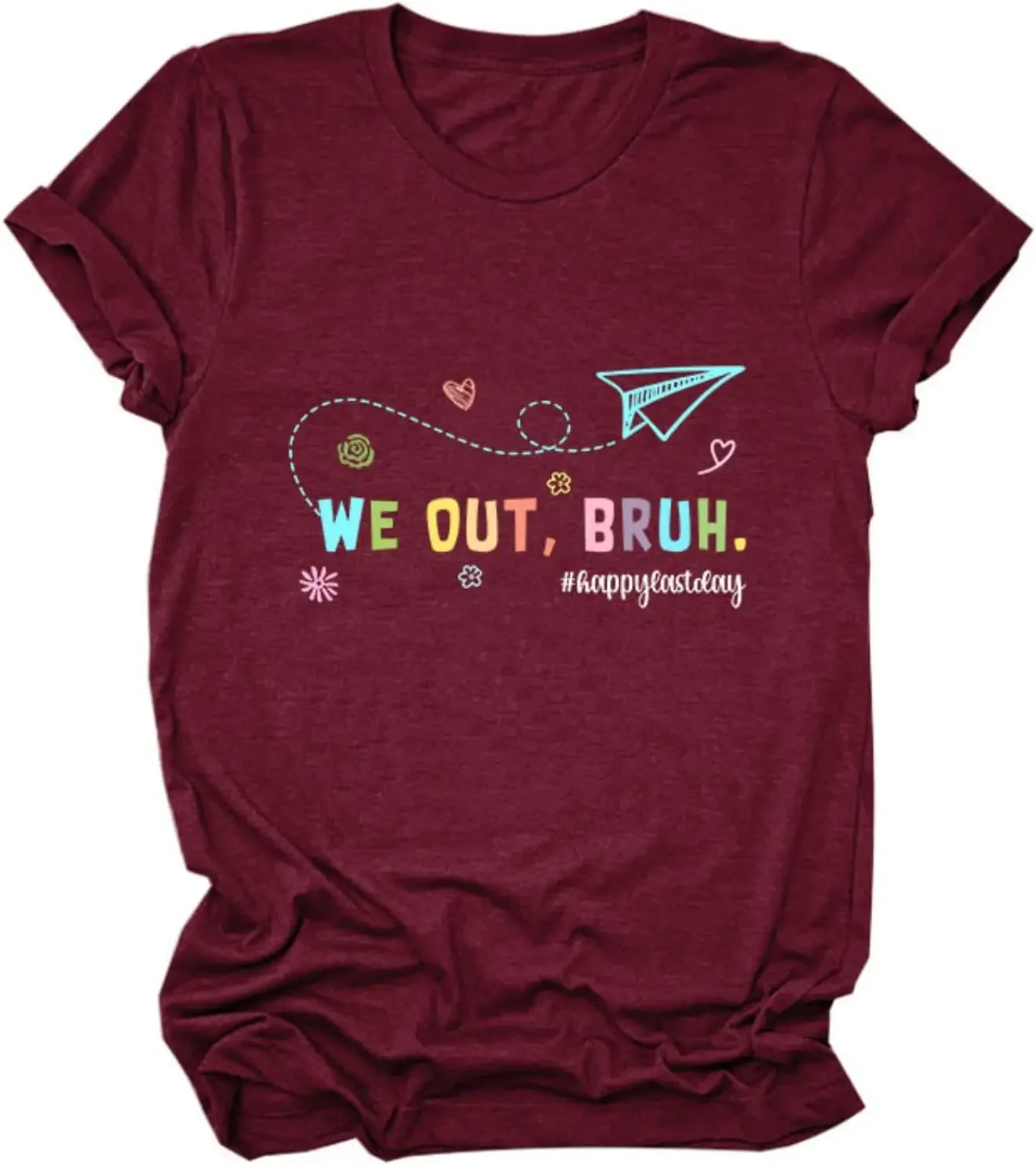 Get Noticed with This WE Out Bruh Women's Casual Short Sleeve T-Shirt