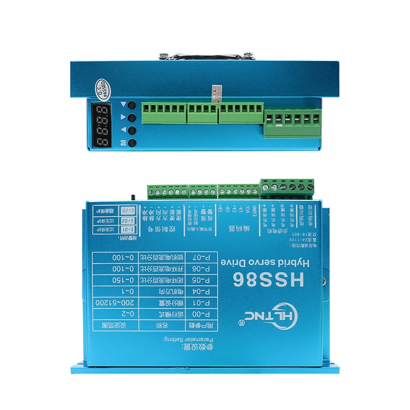 HLTNC Closed Loop Stepper Driver HBS860H+86mm Closed Loop Stepper Motor for NEMA34 Factory Price 2 Phase 86mm DC Motor Driver