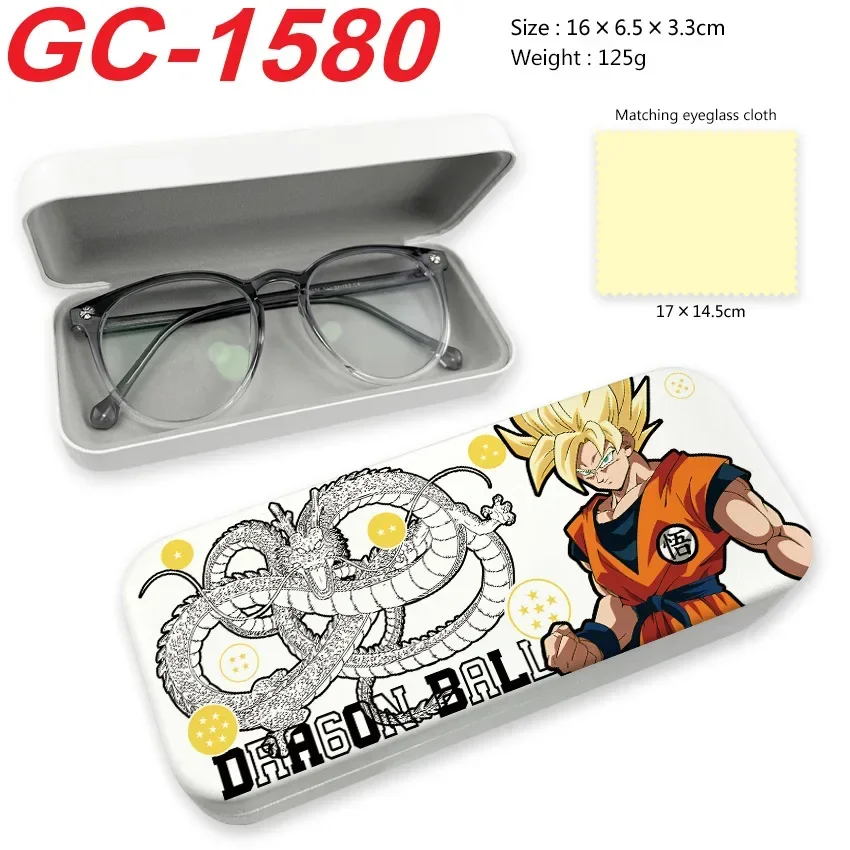 Dragon Ball Son Goku Glasses Storage Box Cartoon Anime Men\'s Women\'s Sunglasses Box Travel Portable Glasses Box Birthday Gift