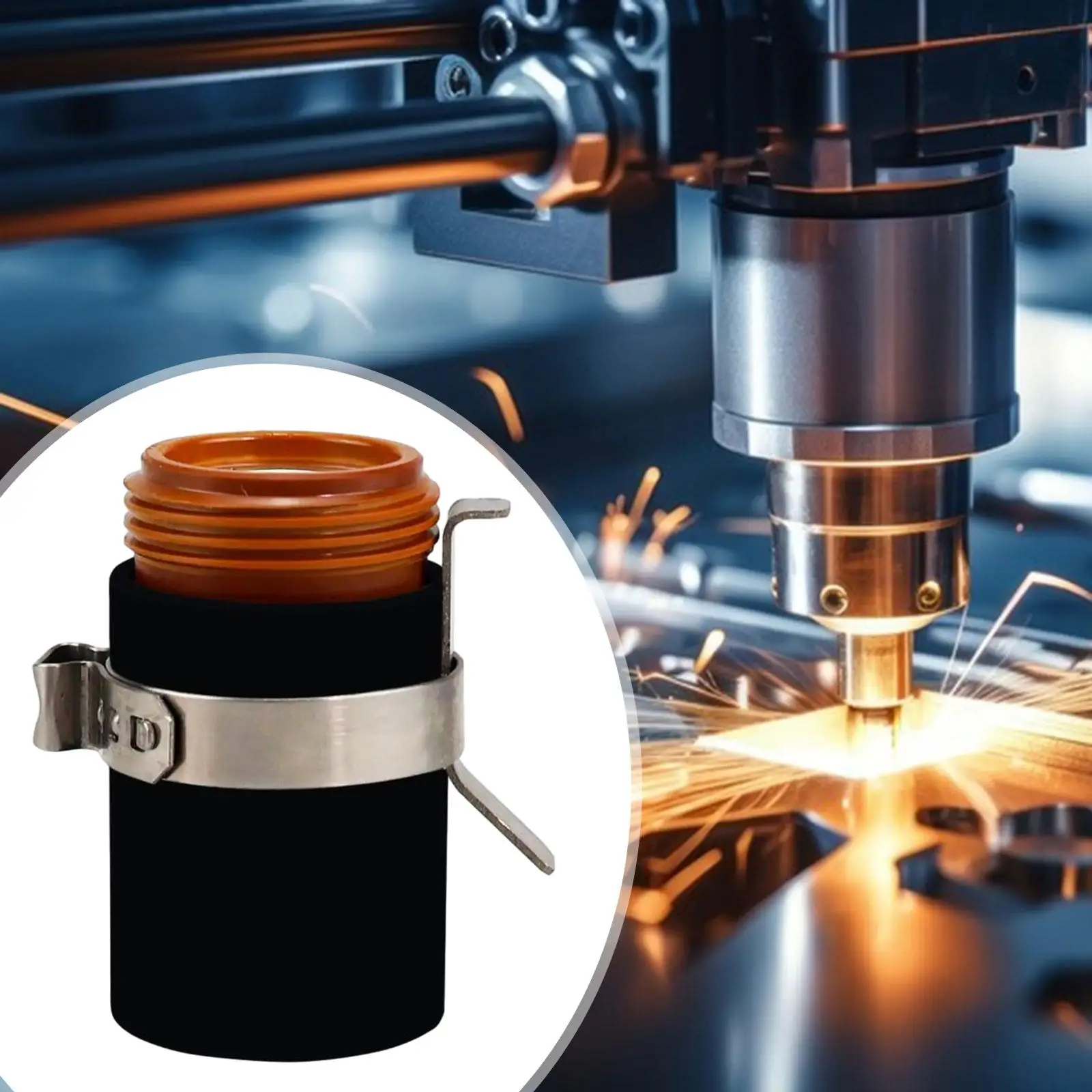 220953 Ohmic Retaining Cap, Protective Cover for PMX 45XP 65 85 105 Cutting Machine