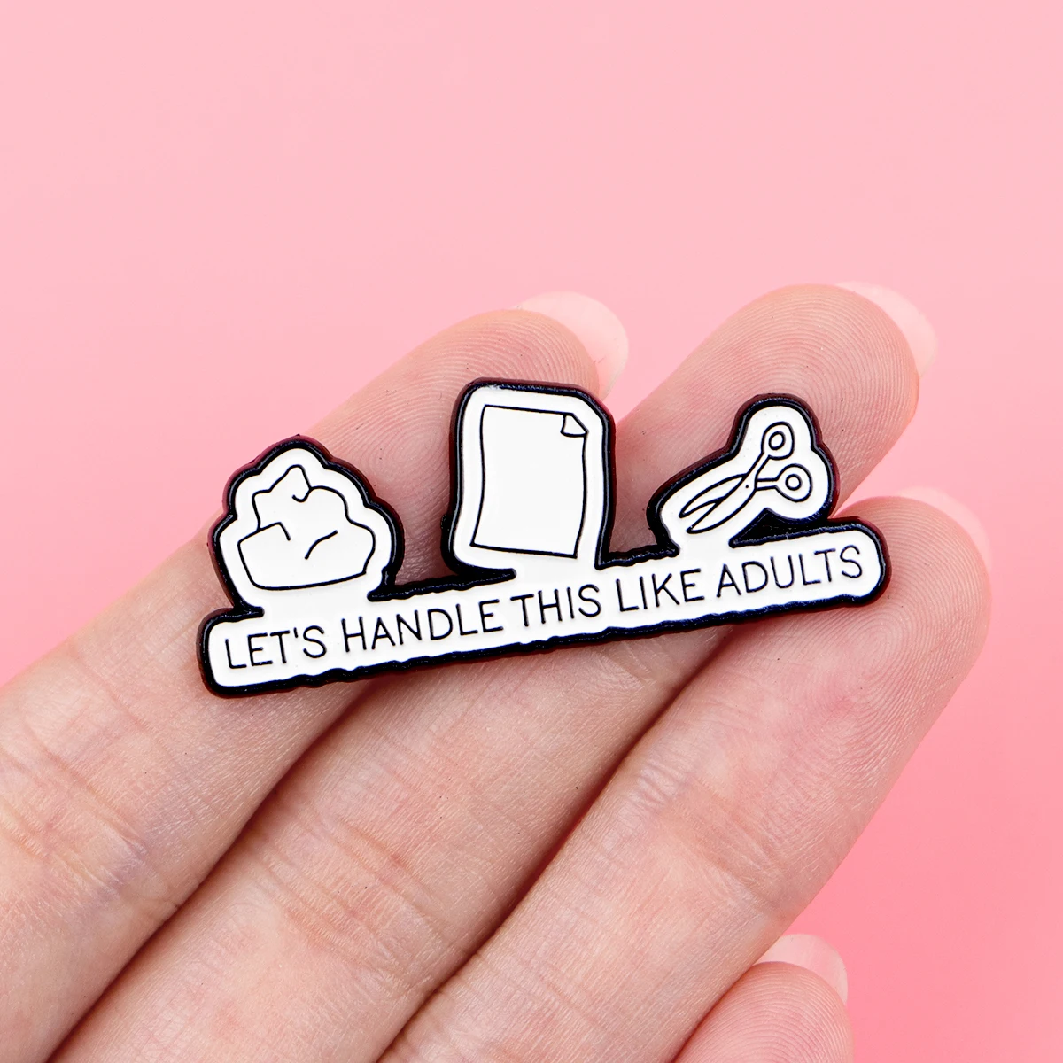 مضحك ADHD يقتبس المينا دبابيس الكرتون الحيوانات القطط بروش التلبيب شارة بدبوس على ظهره الملابس والاكسسوارات هدايا مجوهرات الأزياء #5