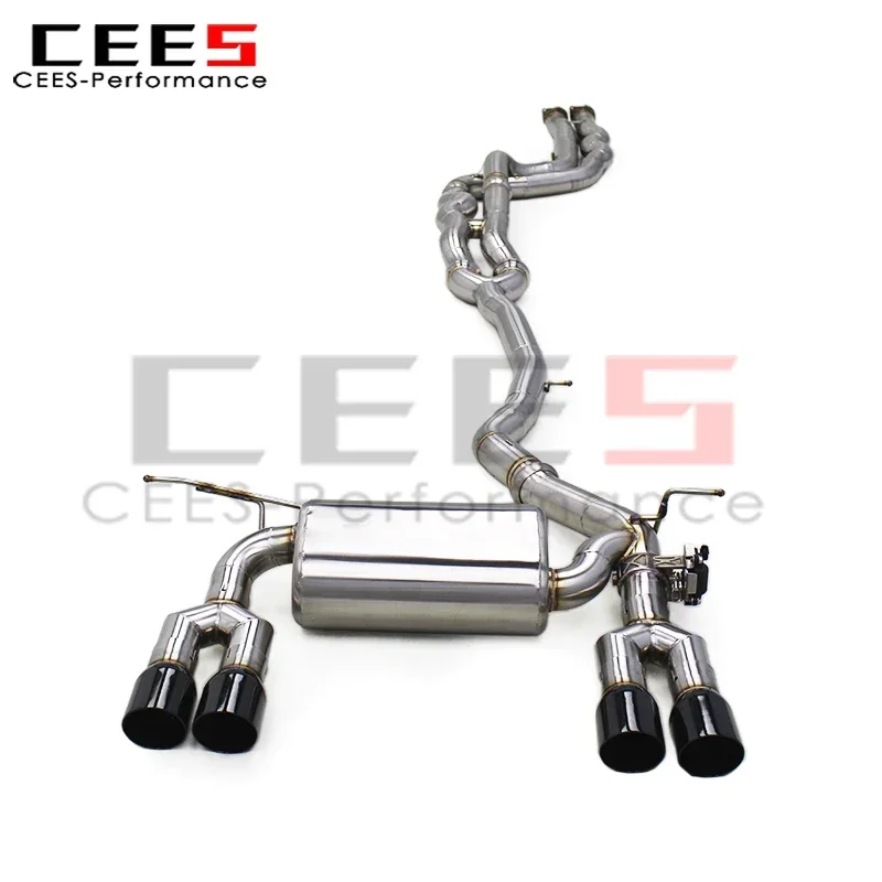 

CEES Performance Valved Exhaust Pipe for BMW M3 M4 M2C F87 F80 F82 3.0T 2014-2019 Stainless Steel Equal Length Catback Exhaust