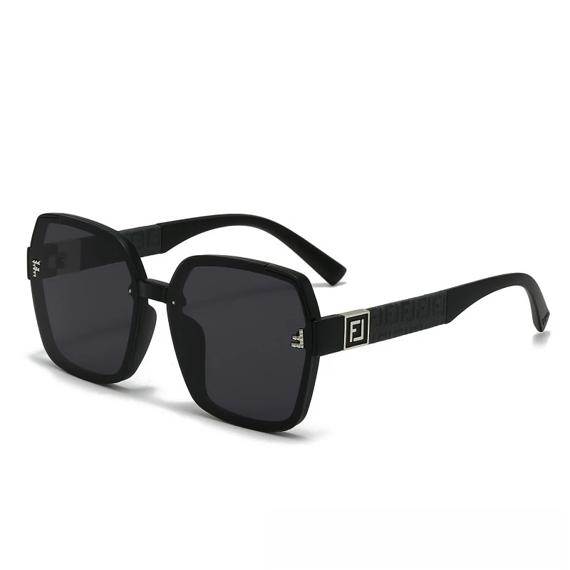

​​2025 F-Letter Square Sunglasses, UV400 Designer Inspired Luxury Lightweight Unisex Metal Frame for Driving & Fashion​​