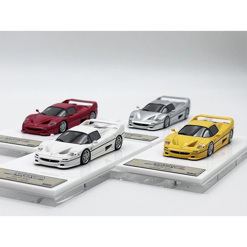 DMH In Stock 1:64 F50 Coupe Resin Diorama Car Model Collection Toys