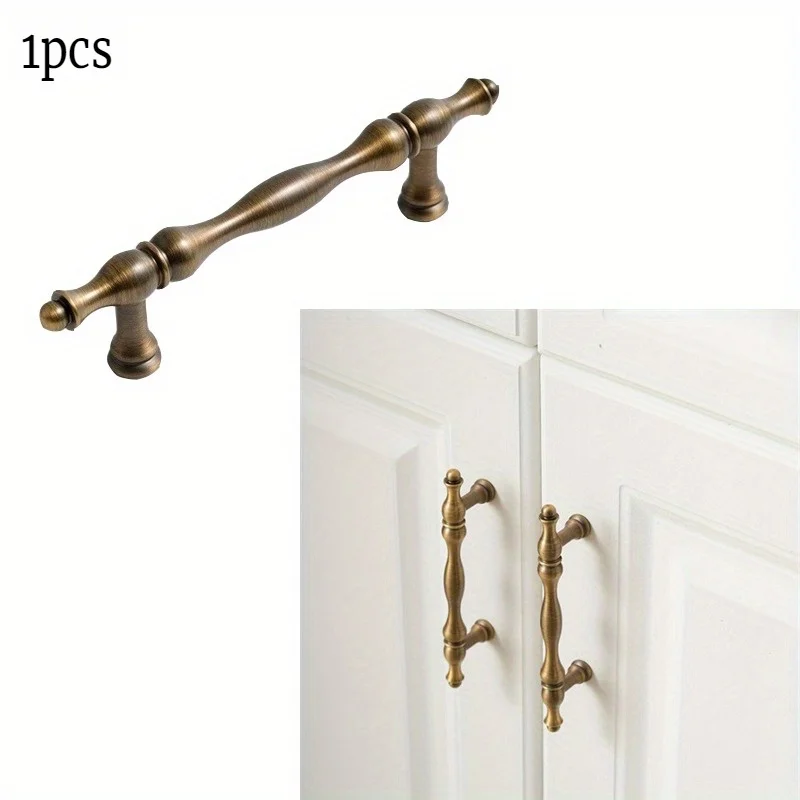 1pcs Retro ภาษาฝรั่งเศสคําตู้จับ Creative สไตล์อเมริกันตู้ประตูส่วนบุคคลเสื้อผ้าตู้ประตู Handles