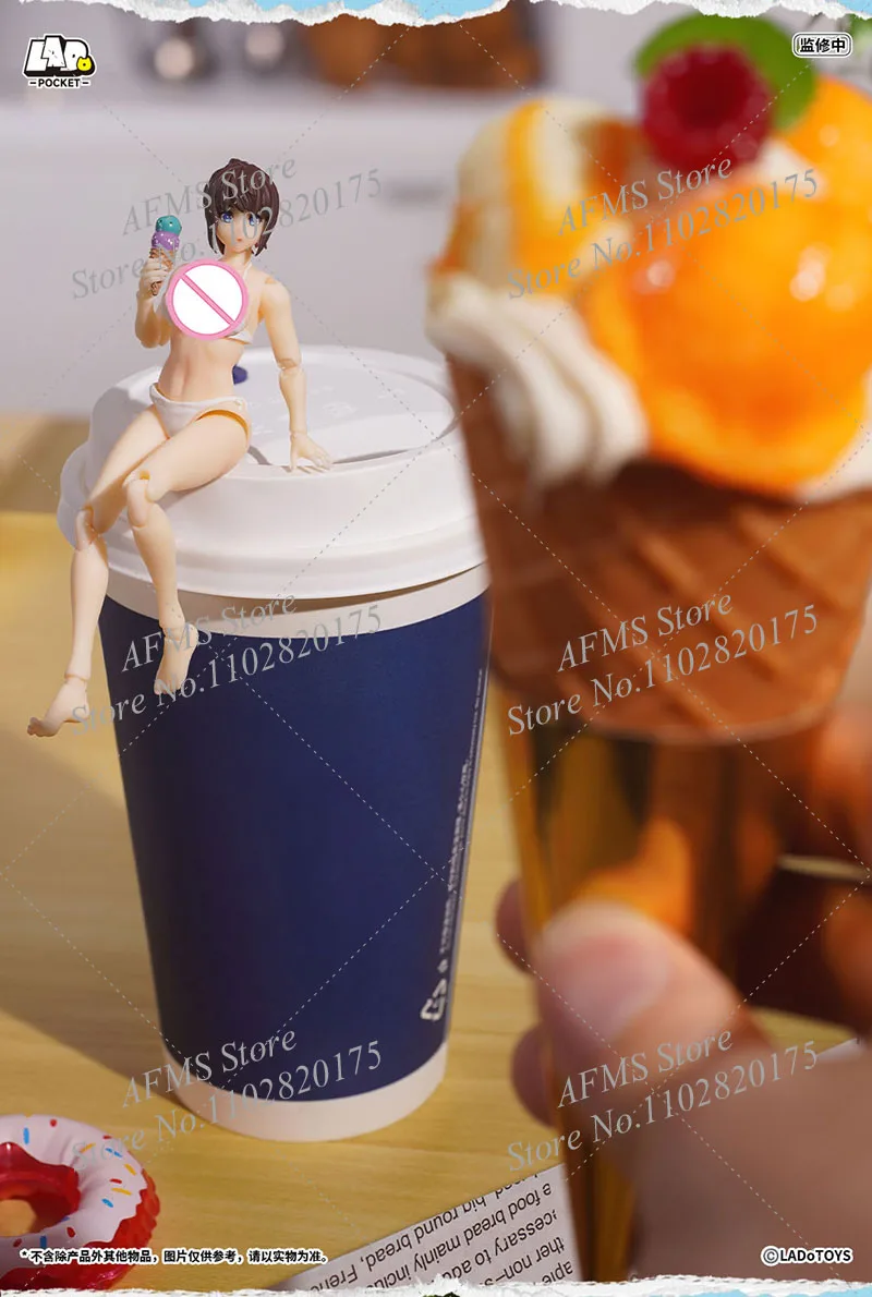 LADOTOYS 1/12 Bilancia Da Collezione Figura Tasca Ragazze Costume Da Bagno Mini Mobile Vestito Della Ragazza 6 Pollici Donne Soldato Action Figure Giocattoli di Modello