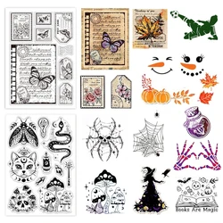 Reutilizável Silicone Limpar Carimbos De Borracha, Texto Da Borboleta Do Vintage, Porte De Flores, Selos Transparentes Para Diário, Fazer Cartão, Amigo