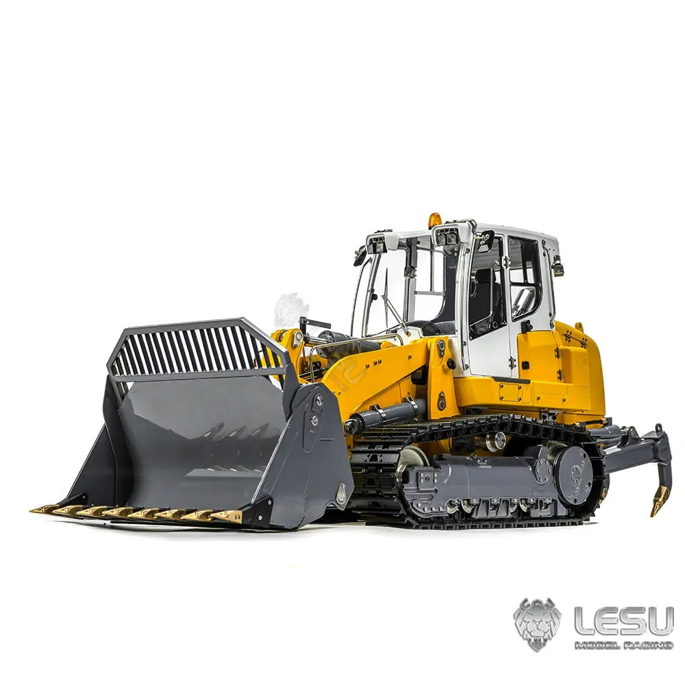 LESU 1/14 Metal RTR Hydraulic RC Loader 636 Painted With Sticker Battery PL18EV LITE Controller Openable Bucket Tail Hook Model