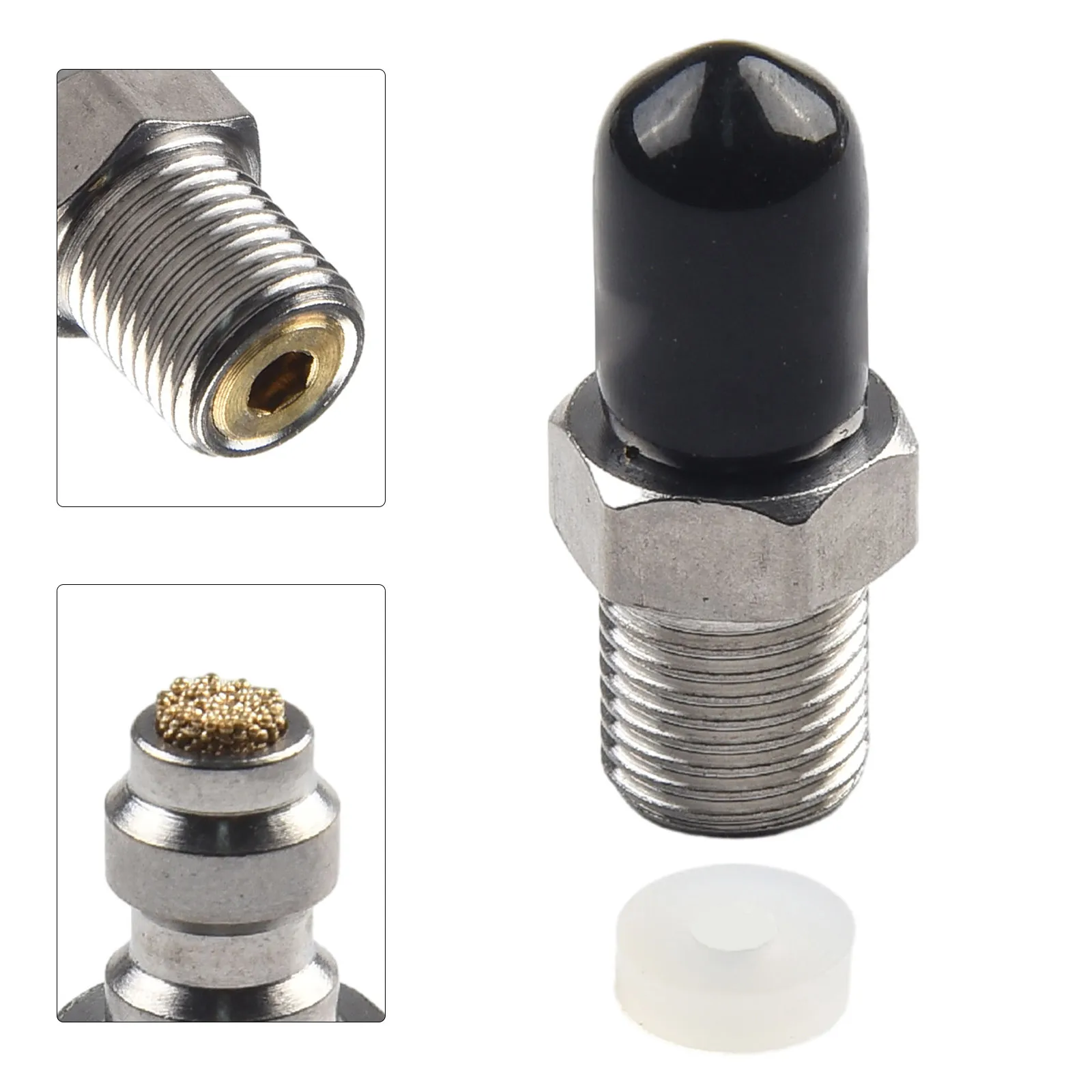 High Quality Industry Outdoor Home Connect Valve Connector 1pc 8mm M10*1 PCP Filling Joint Stainless Steel + Copper