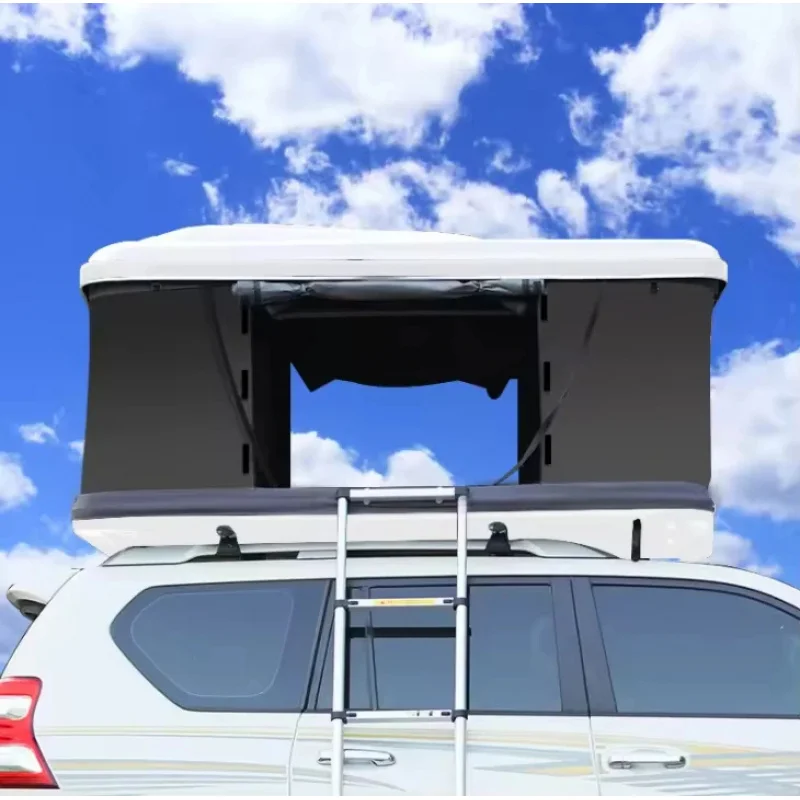 High Quality Folding Hard Shell Rooftop Tent Fit 4 Person Universal for Pickup SUV Outdoor Camping