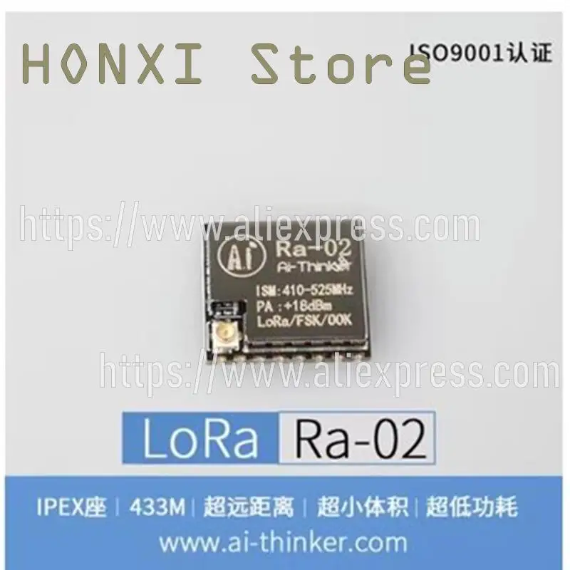 Módulo inalámbrico de espectro ensanchado LoRa SX1278 de 1 piezas/interfaz SPI de serie inalámbrica de 433 MHZ/Ra-01/Ra-02