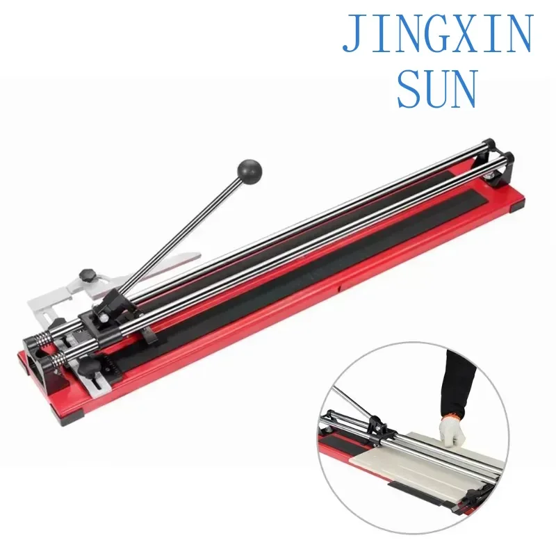 Through a skilled manual tile cutter