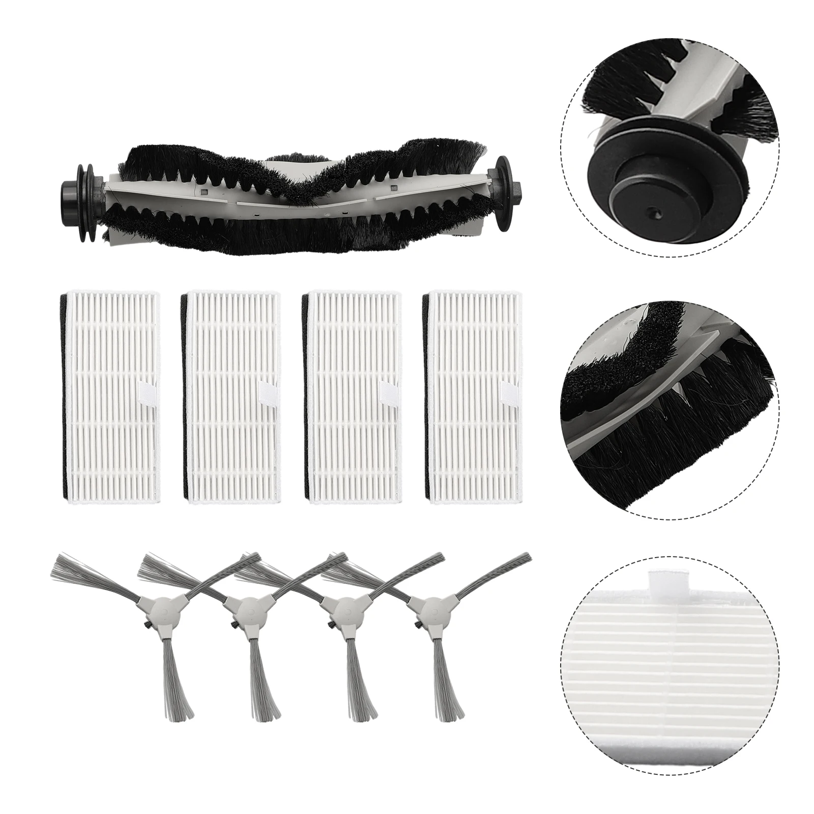 

Высокосовместимые основные и боковые щетки для робота-пылесоса INOMI LE7 SE8, обеспечивающие тщательную и эффективную очистку пола