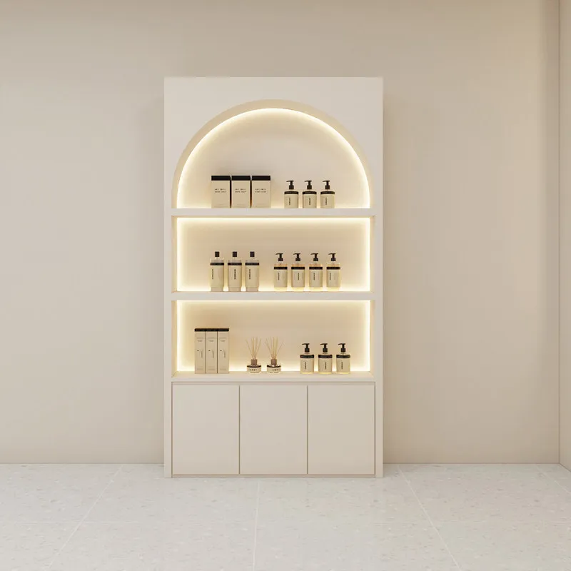 Beauty salon product cabinet Skin care products live stream display cabinet Multifunctional display