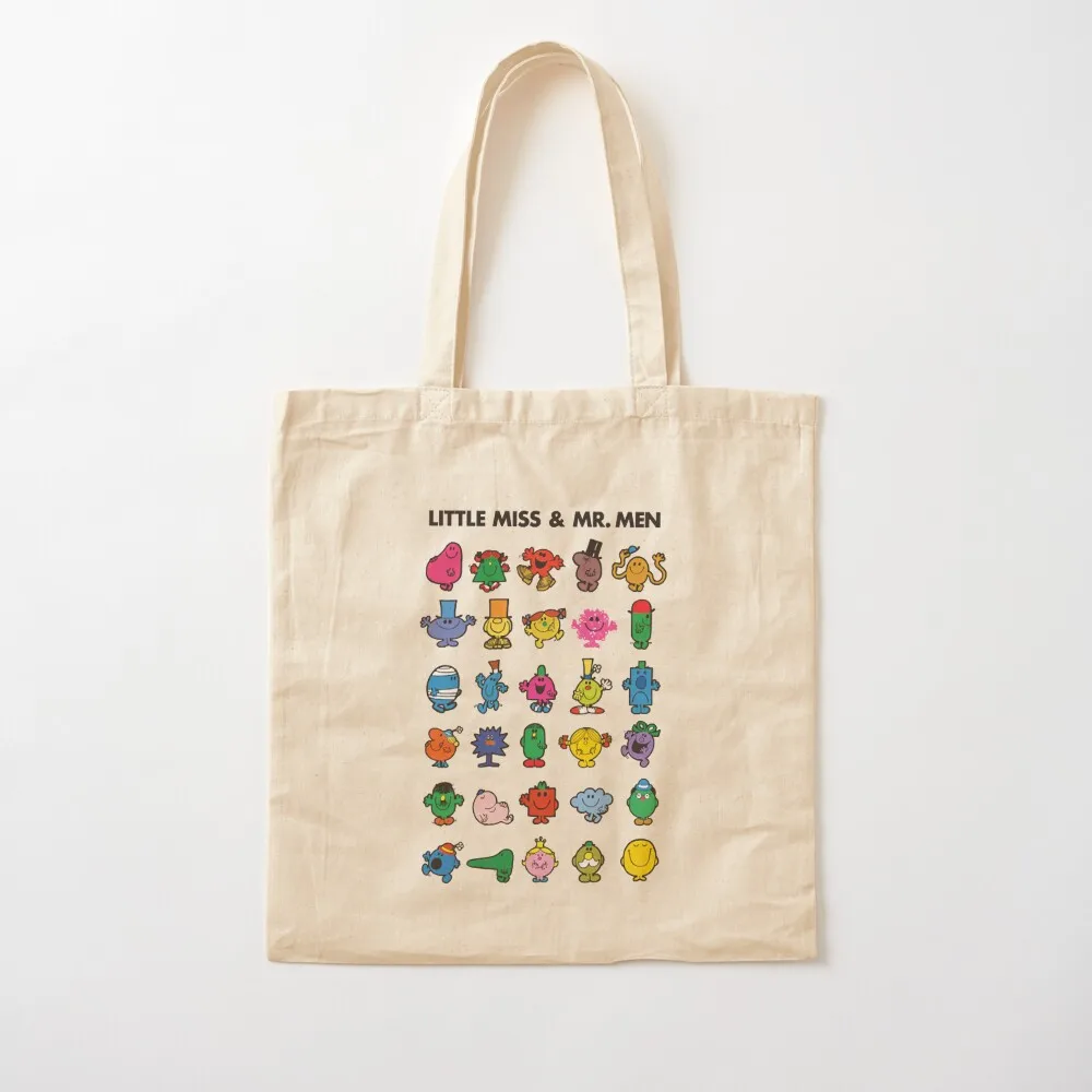 Little Miss Mr. Men Tote Bag