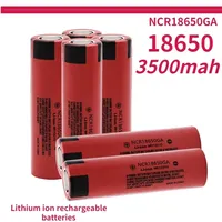 New NCR 18650GA High Discharge 3.7V 3500mAh 18650 Rechargeable Battery Flashlight Flat-top Lithium Battery Screwdriver Battery