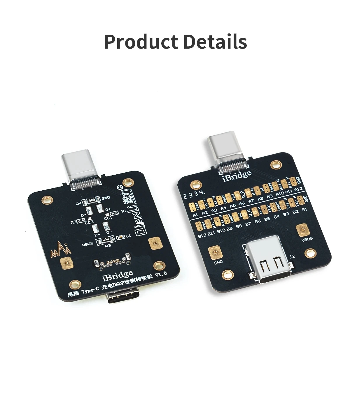 Imagem -03 - Qianli-ibridge Cauda Plug Carregamento tipo c Detecção Dndp Placa Epitaxial Análise de Falhas e Captura de Dados Testador de Plugue tipo c