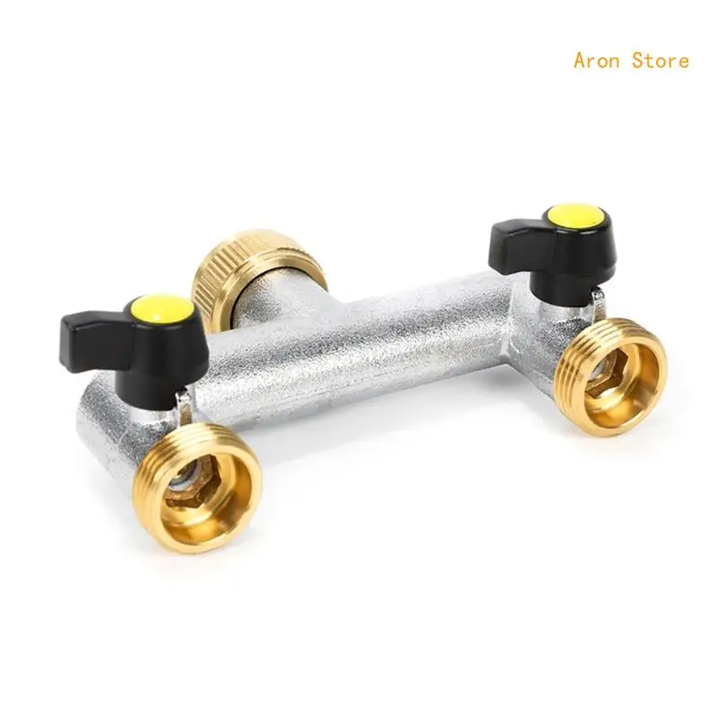 Brass Garden Tap Splitter 3/4