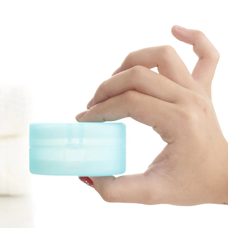 Compact and square travel portable soap box, transparent plastic aerobic handmade soap sponge, PP fragrance Soap box