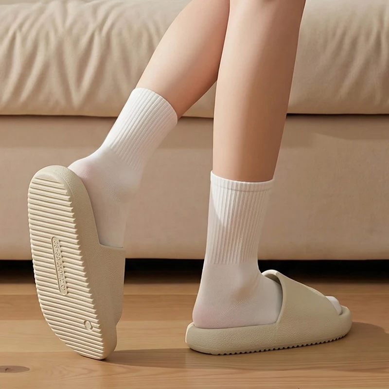 House Slippers Flip Flop Men Platform Cloud Outdoor Indoor Summer Soft Sandal Slides Ladies Home Bathroom Shoe Women Flat EVA