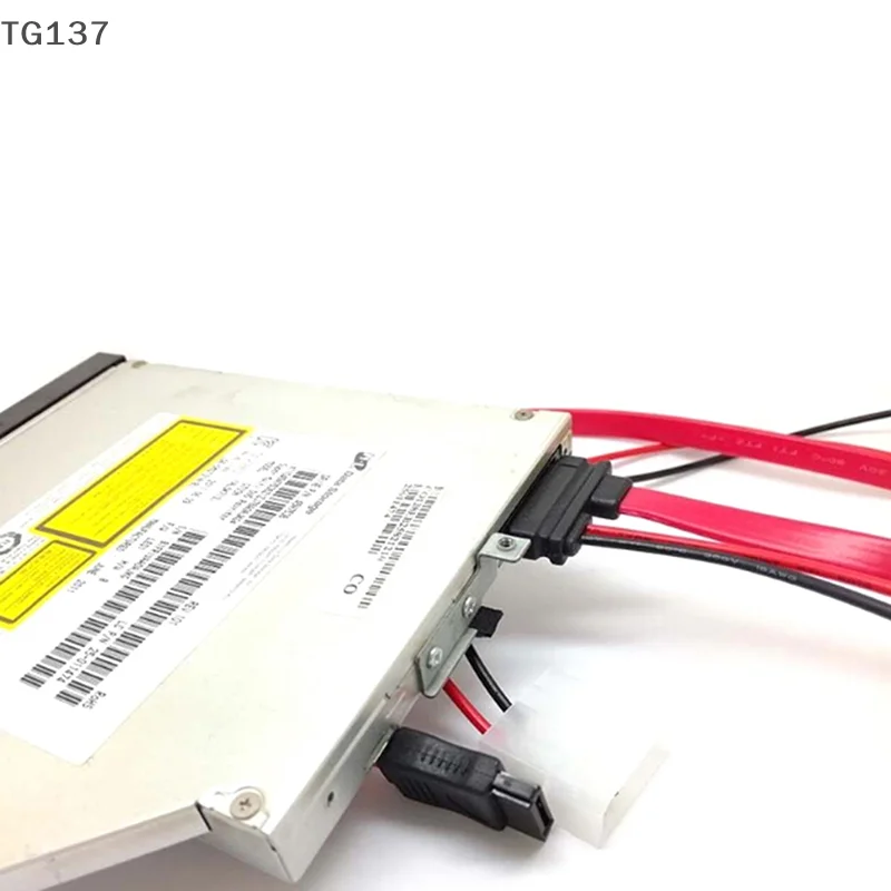 7+6 Pin Slimline Sata Cable For Slim Latop SATA DVD+/-RW Drive Power Cord To PC - view 2
