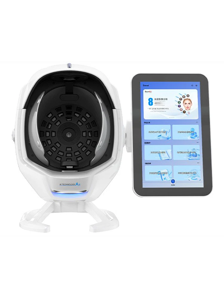 Huiddetector, spectrale afbeelding, huidtesten, gezichtsanalysesinstrument, gebruikt in schoonheidssalons