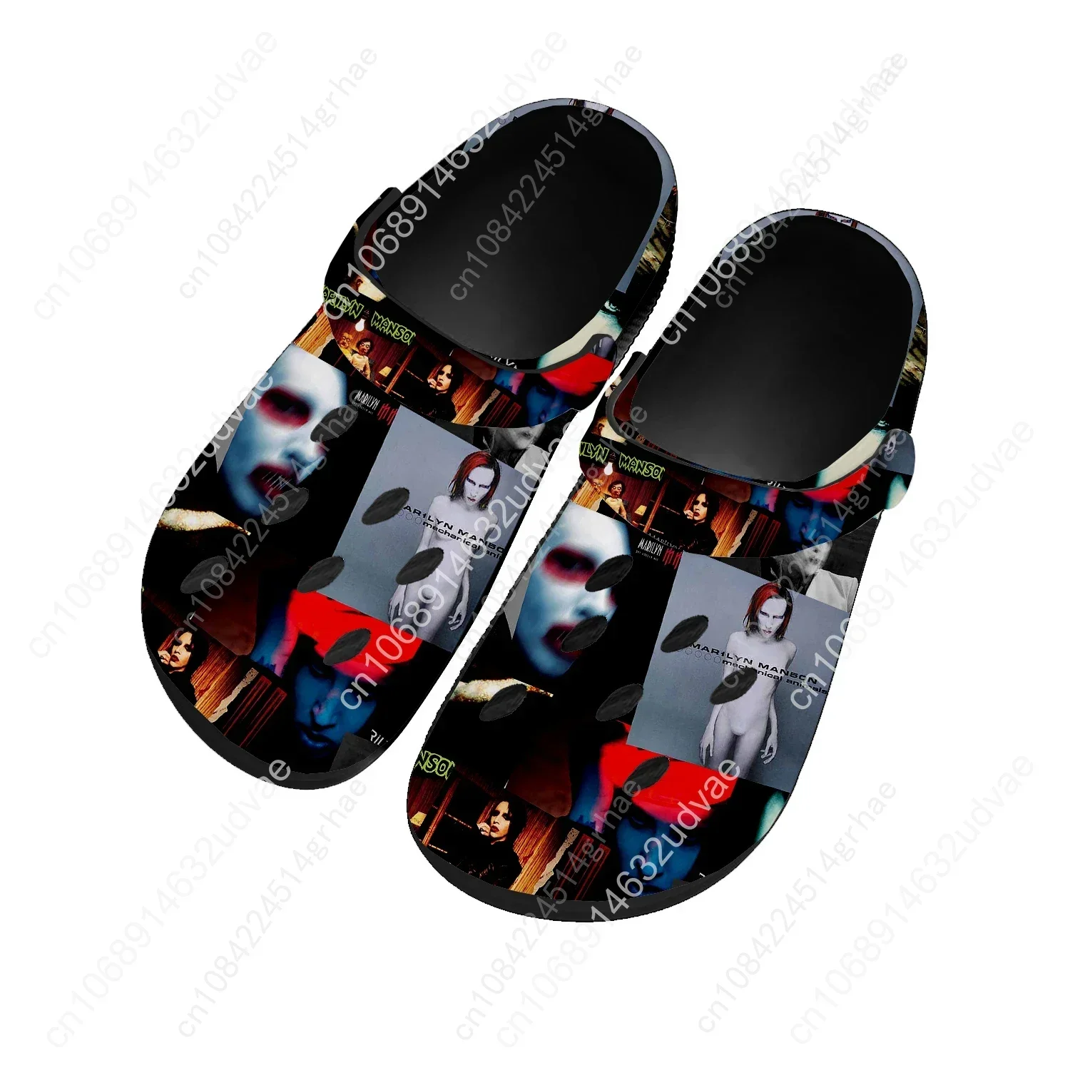 Marilyn Manson Home High Quality Sandals Women Teenager Fashion Water Shoe Heavy Metal Garden Breathable Beach Hole Slippers