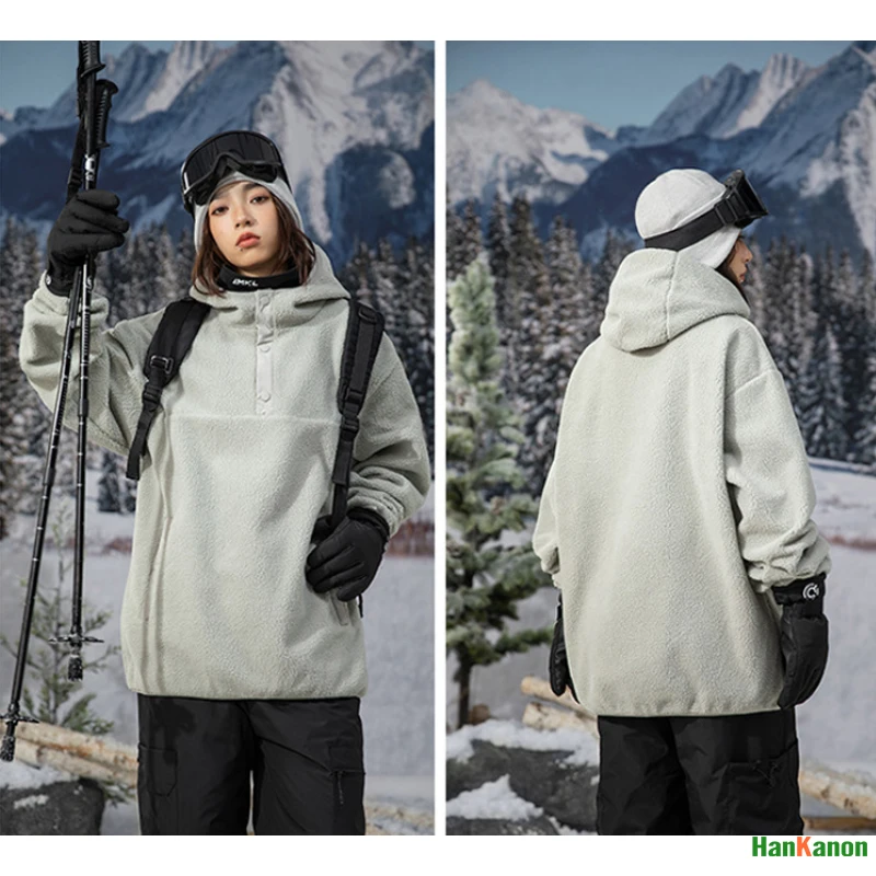 Outdoor-Essential Couple Hooded Coat Wind/Water-Resistant Camping, Skiing, Hiking High-quality Outdoor Unisex Sweatshirt