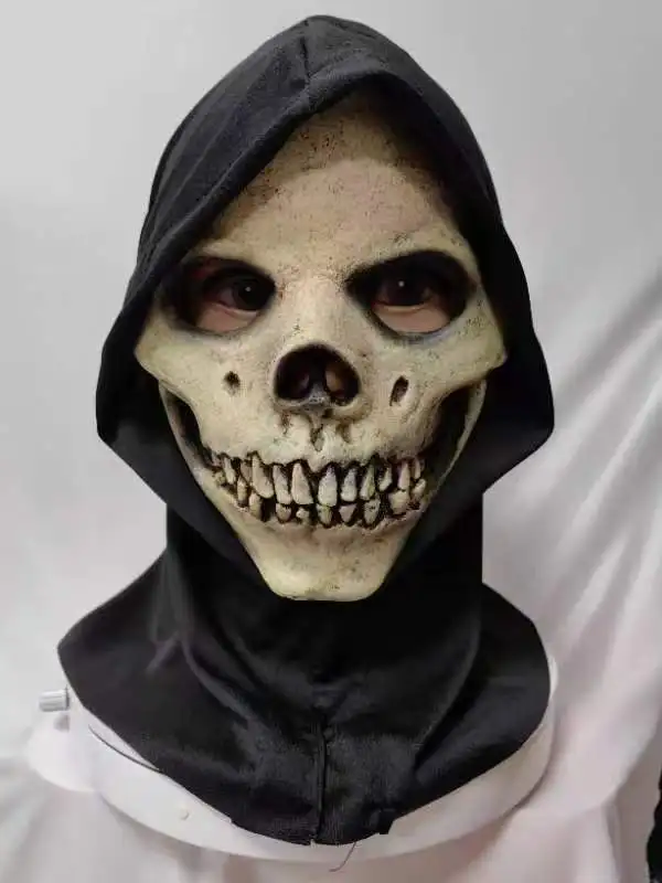 Skull Mask Halloween Latex Terror Mask Chamber of Secrets Ghost House Helmet Prop Half Face Skull Mask